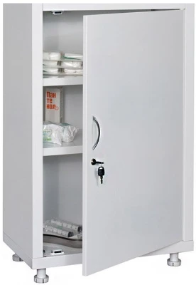 Шкаф медицинский металлический Hilfe МД 1 1760/SG