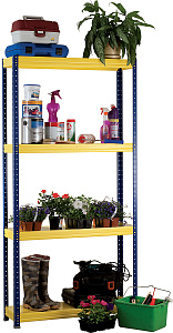 Стеллаж металлический Практик SB 185KD/100x30/4м